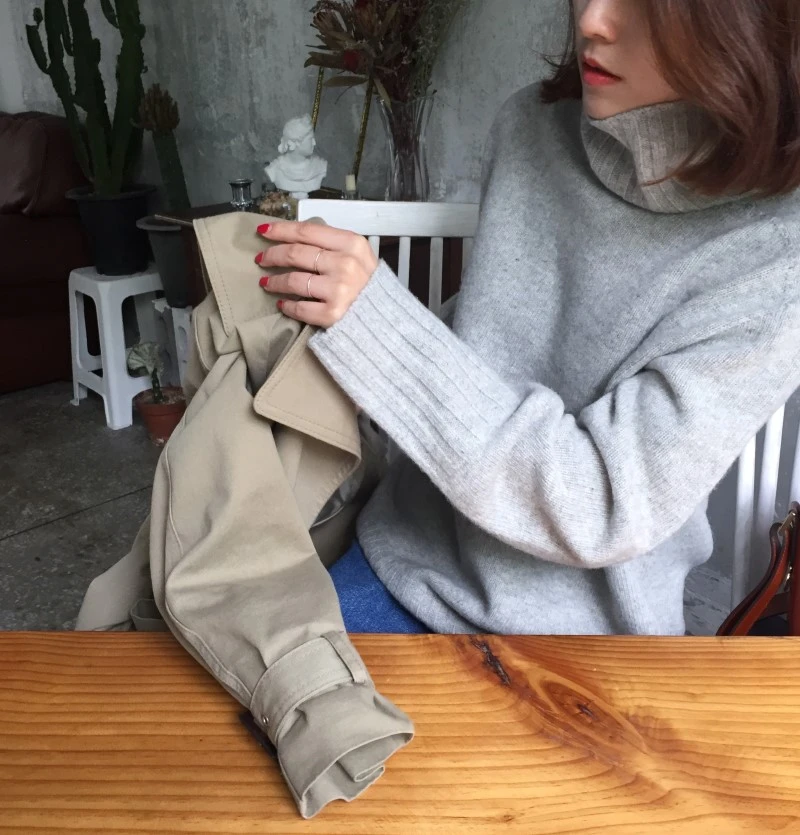 BGTEEVER Winter Turtleneck Long-sleeved Women Sweaters All-match Casual Warm Knitting Pullover Sweaters Female Knit Tops