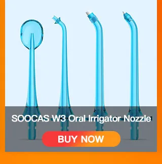 Xiaomi SOOCAS W3 ирригатор для полости рта портативный водный зубной Флоссер струя воды очистка зуба мундштук протез очиститель зубов щетка