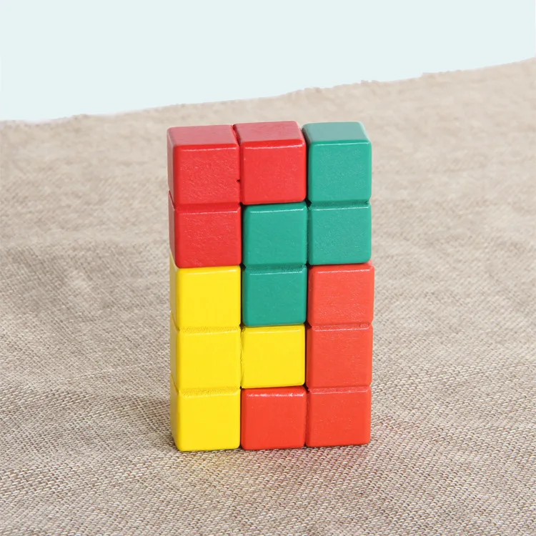  Russia Building Blocks SUO-MA Square Cube Teaching Aids Large Cube Children Small Qibao Educational - 4000292794118