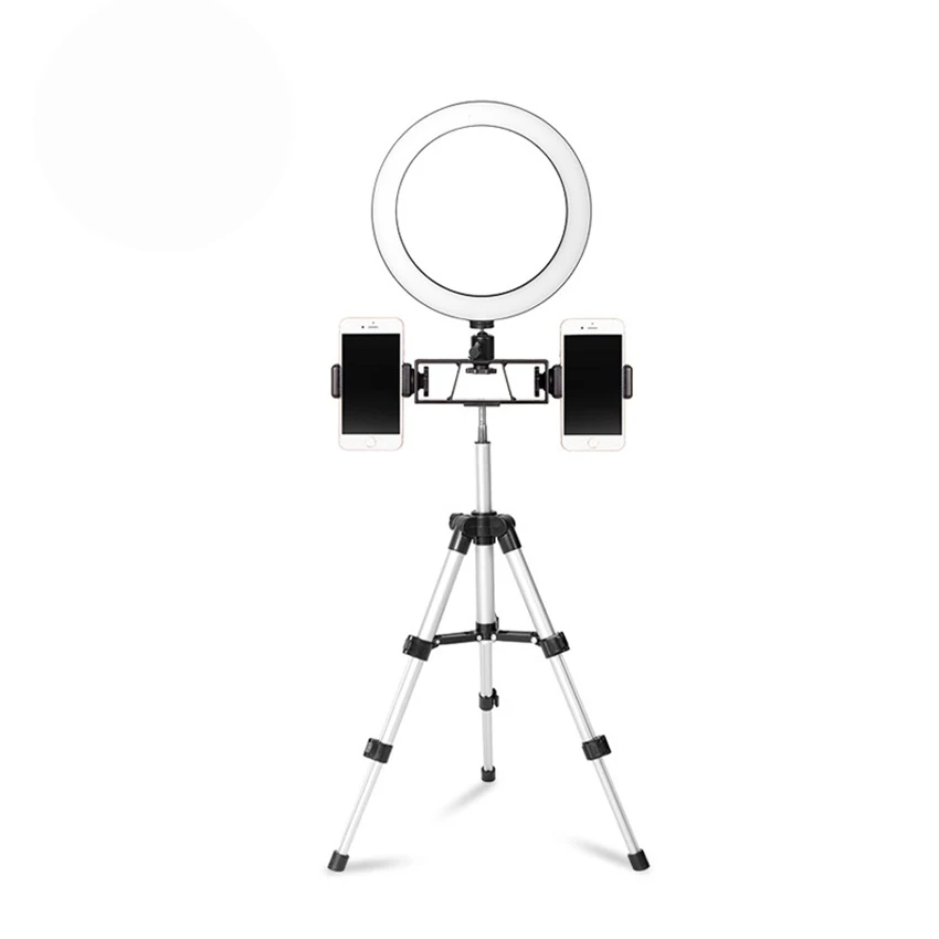Selens Portable Ringlight 16cm 20cm Camera Selfie LED Ring Light With Tripod and Flexible Arm For Vlog Video Beauty Makeup