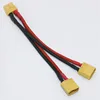 1pcs Xt60 Parallel Battery Connector Cable Dual Extension Y Splitter Silicone Wire ► Photo 3/6