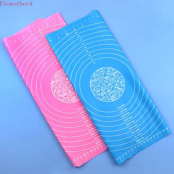 

Large 50*40 Dough Rolling Pad Kitchen Gadgets Silicone Baking Pad Baking Mats & Liners Pastry Tools Kitchen Aid Accessories