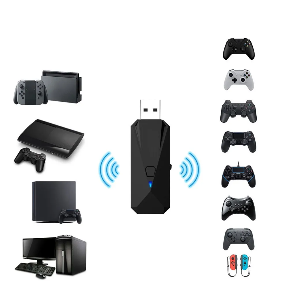 Беспроводная ручка USB контроллер конвертер адаптер для NS Switch/Lite для PS4/PC Профессиональный usb адаптер Аксессуары для ручки