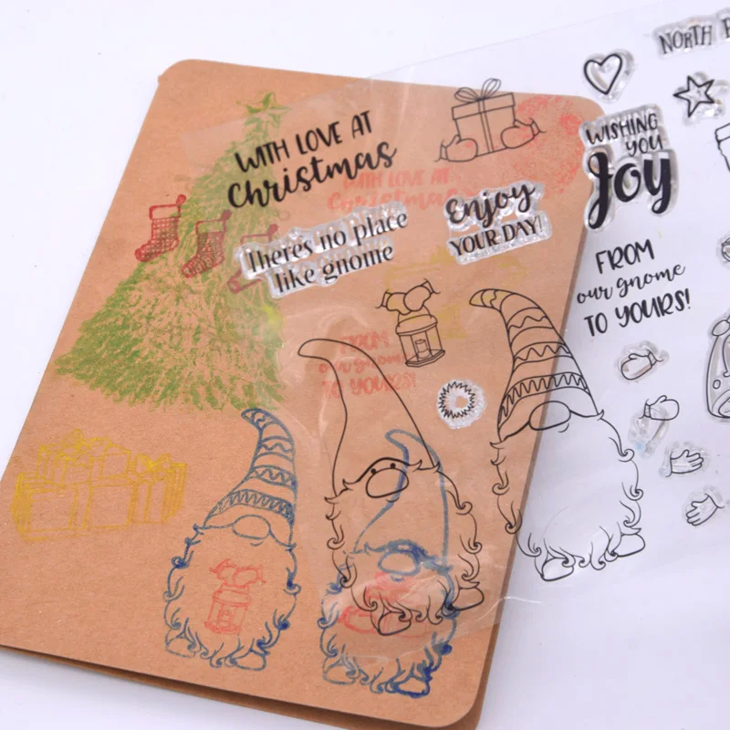 

Merry Christmas Stamps For Scrapbooking Card Making Clear Stamps Dies Scrapbook Embellishment Decoration