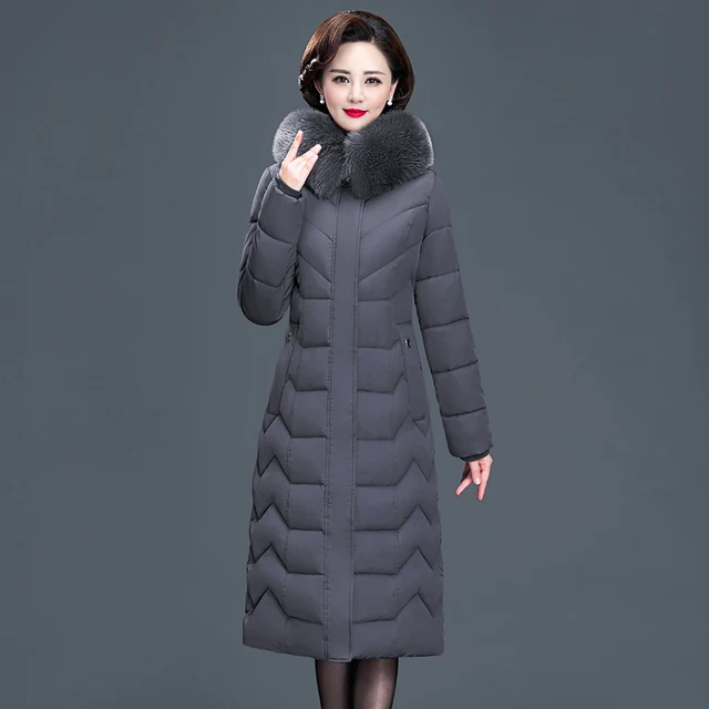 Пальто женское удлиненное, с капюшоном и меховым воротником, однотонное, на подкладке 1