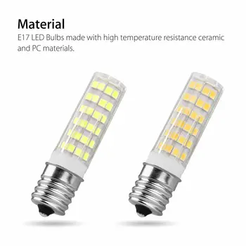 

5Pcs LED Ceramic Lamp Corn Light E17 Base 7W 2835SMD110V Lighting Fixture Table/desk/floor Lamps New
