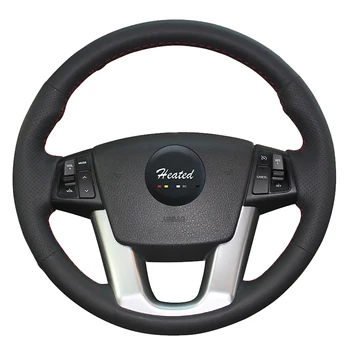 

Steering Wheel Cover for Kia Sorento 2009-2014 Kia Cadenza K7 2011-2015 Microfiber leather braid on the steering wheel