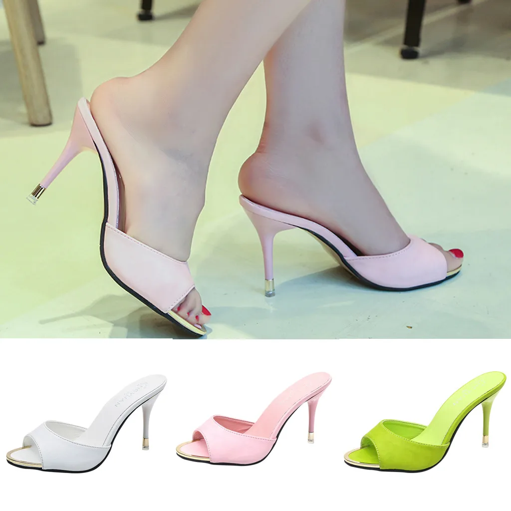 

Fashion Women Sandals Summer Shoes Party High Heel Stiletto Open Toe Sandals flat casual summer sandals women sandals high heels
