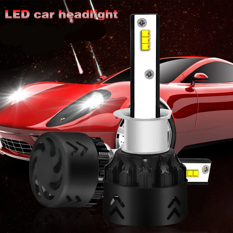 Mini8 H4 9004 9007 Hi-Lo луч автомобиля led H1 H3 H7 H11 9005 фары мини серии 9600LM 6000k лампы для галобный фонарь COB Led 2 шт
