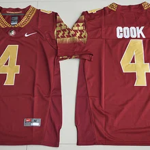 Новое поступление, высокое качество,, Флоридский штат Семинолы дальвин Кук, 4 Ограниченная серия, Красный Размер S, M, L, XL, 2 Джерси