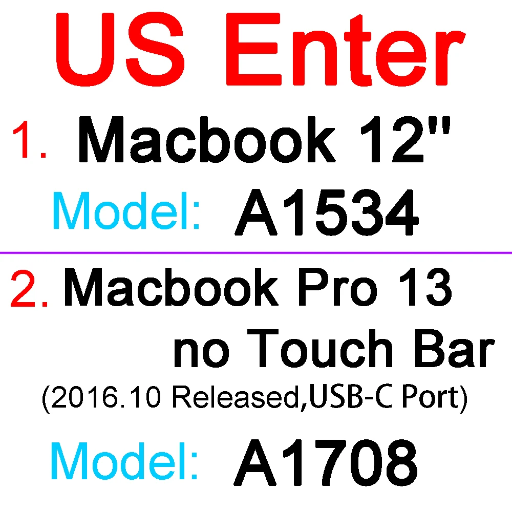 ТПУ Клавиатура чехол для Macbook Air 11 12 13 Pro 13 15 retina тонкая Сенсорная панель матовый прозрачный чехол - Цвет: US 12 Pro 13