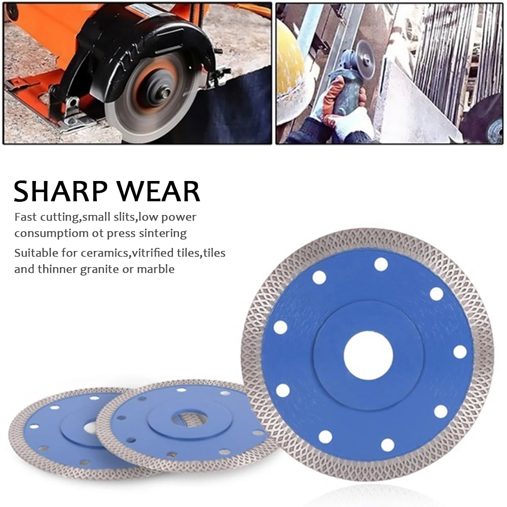 

Saw Blade 115 MM Porcelain Tile Turbo Thin Diamond Dry Cutting Blade Grinder Wheel Disc Circular Saw Blade Drop Shipping