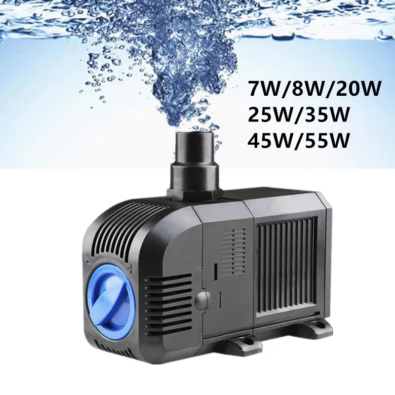 Ultra Quiet Aquarium Water Pump Submersible Pond Fountain Water Filter