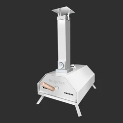 Small Pizza Oven VT-018Z Stainless Steel Pizza Oven Household Outdoor BBQ Oven Fruit Charcoal Fire Pizza Oven