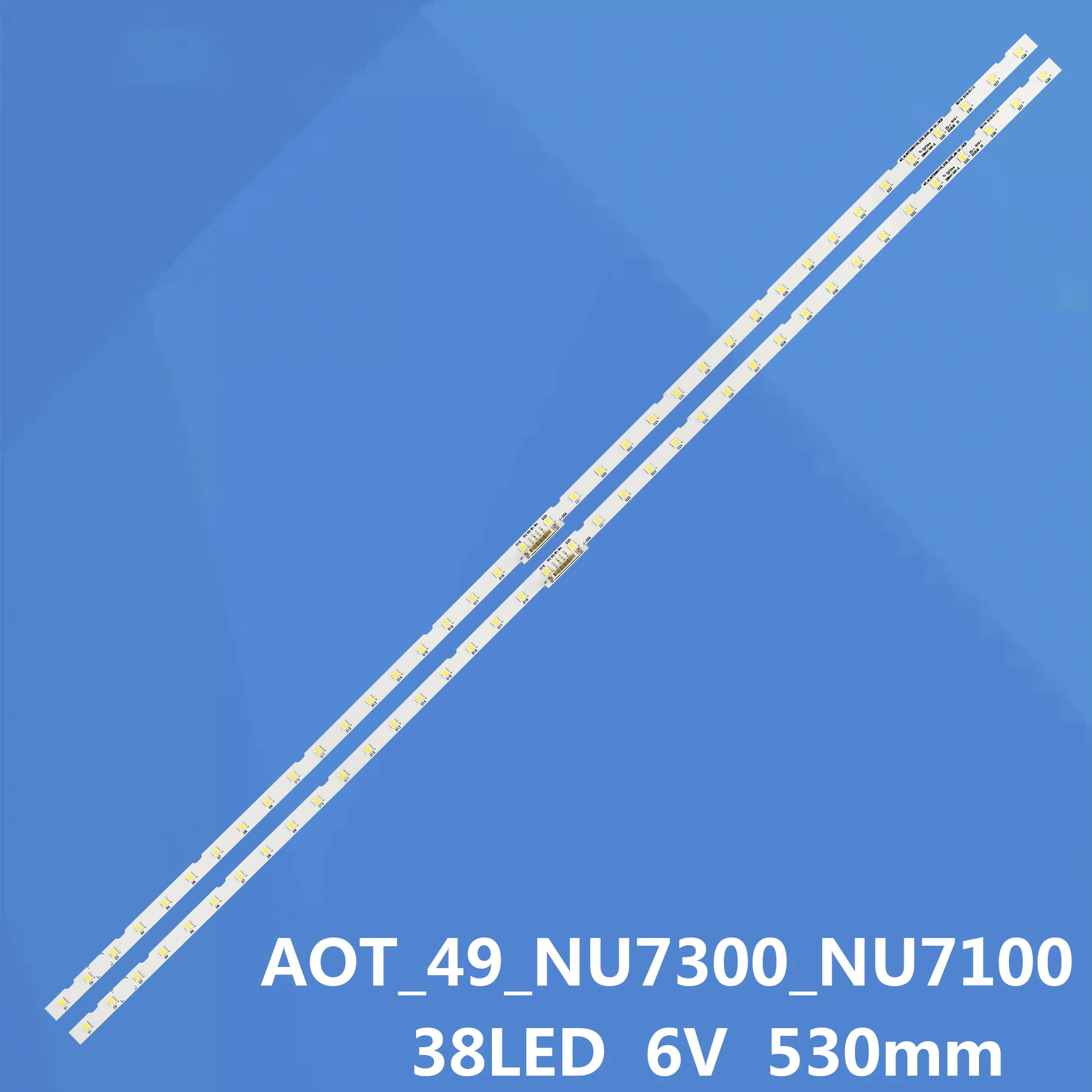 LED Backlight Strip for Samsung 49NU7100 49NU7300 UE49NU7100 BN96-45953A BN96-45953B AOT_49_NU7300_NU7100 STS49081_38LEDS