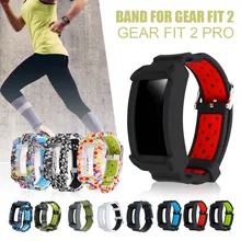 Часы с силиконовым браслетом, сменный ремешок для samsung gear Fit 2 Pro/Fit2 Pro R365, ремешок для наручных часов