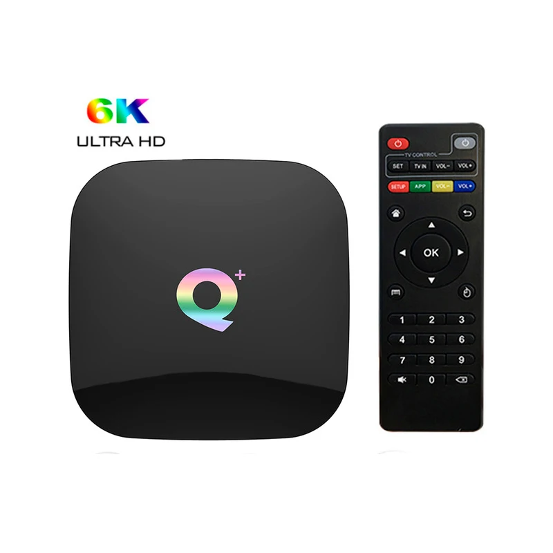  Allwinner H6 6K Smart TV Box Android 9.0 4GB 64GB 32GB Quad Core USB3.0 Playstore Youtube Q Plus Wi