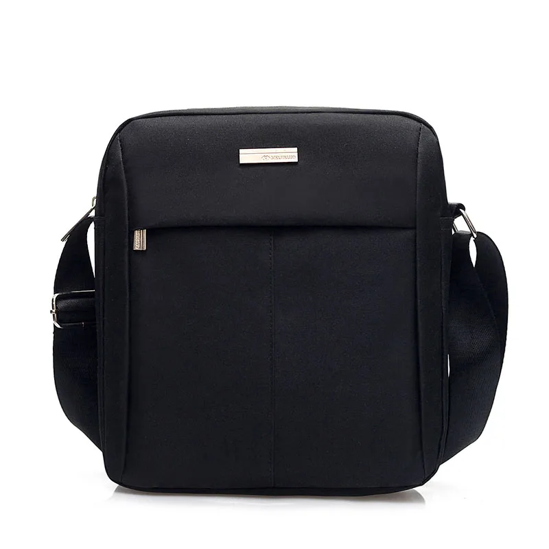 Мужская повседневная сумка через плечо, переносная сумка-мессенджер из ткани Оксфорд, мужская деловая сумка, Высококачественная дорожная сумка через плечо - Цвет: Black4