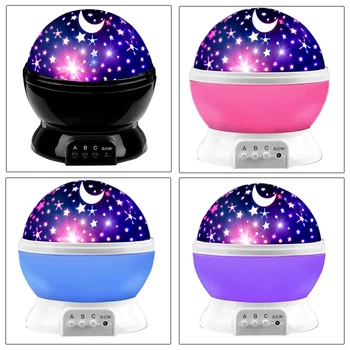 

Star Projector LED Night Light for Children, Fun Holiday Gift for Boys and Girls, Projector Lamp for Bedroom