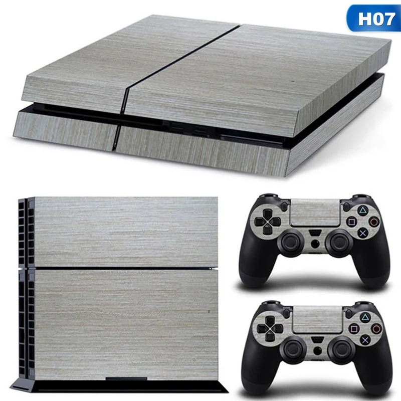 Деревянная Кожа для консоли PS4 защитная кожа чехол наклейка для PS4 игровой системы PS4+ 2 контроллера