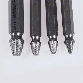 

Screw Extractor Set Easy-Out Drill Bits Guide Broken Screws Bolt Remover