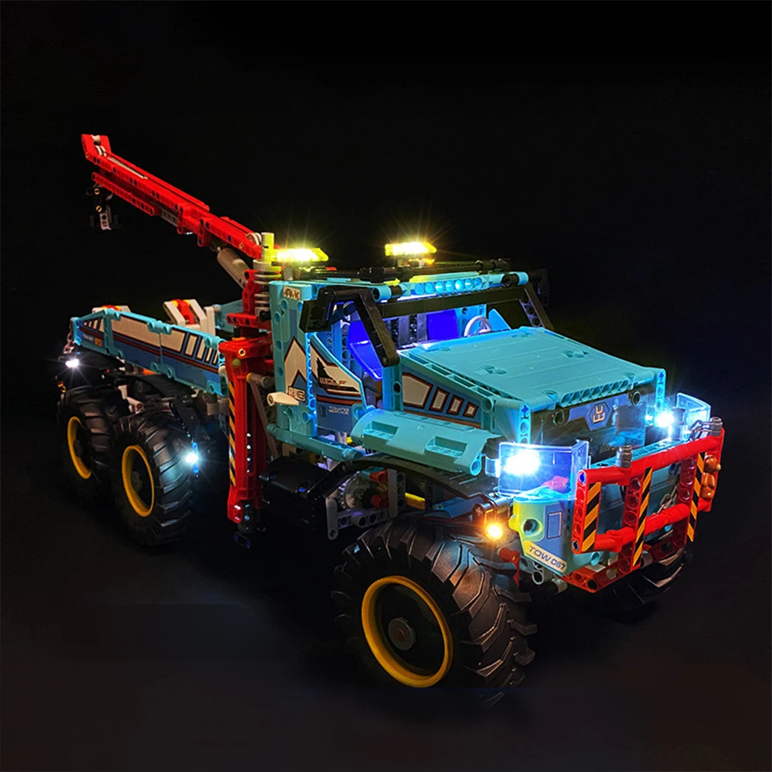 

New Battery Box Powered LED Lighting Kit for Technic 6x6 All Terrain Tow Truck 42070 Model Building Block (LED Only, No Kit)