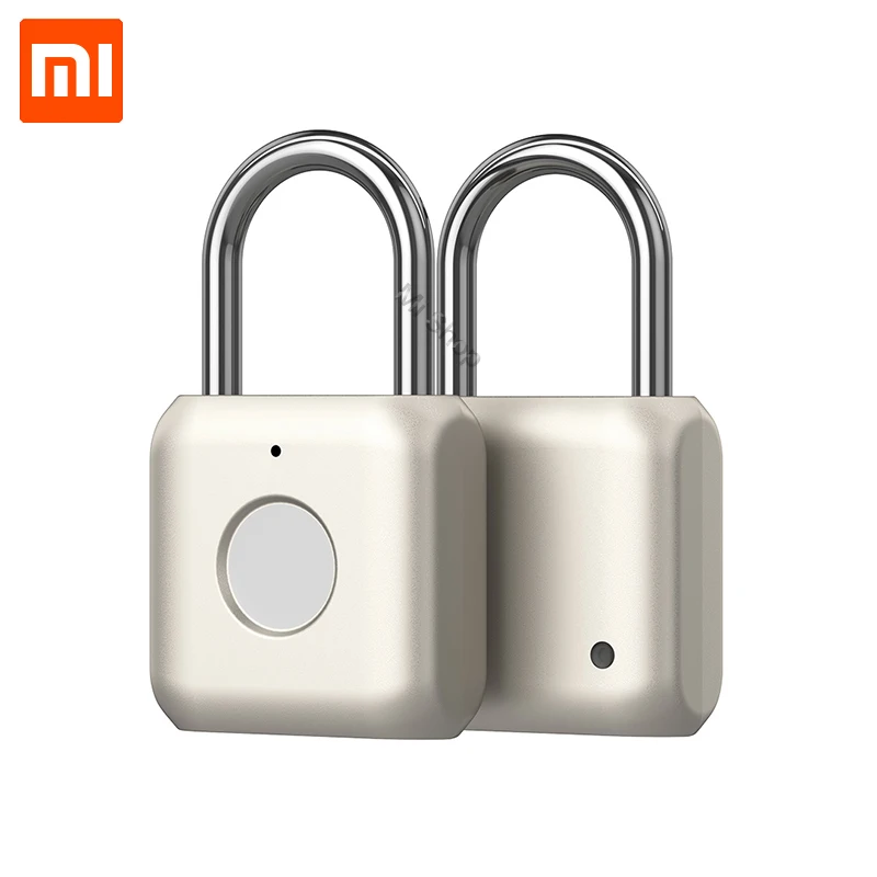 Xiaomi USB Перезаряжаемый умный без ключа Электронный замок с отпечатком пальца домашняя Противоугонная безопасность безопасности замок двери багаж чехол замок