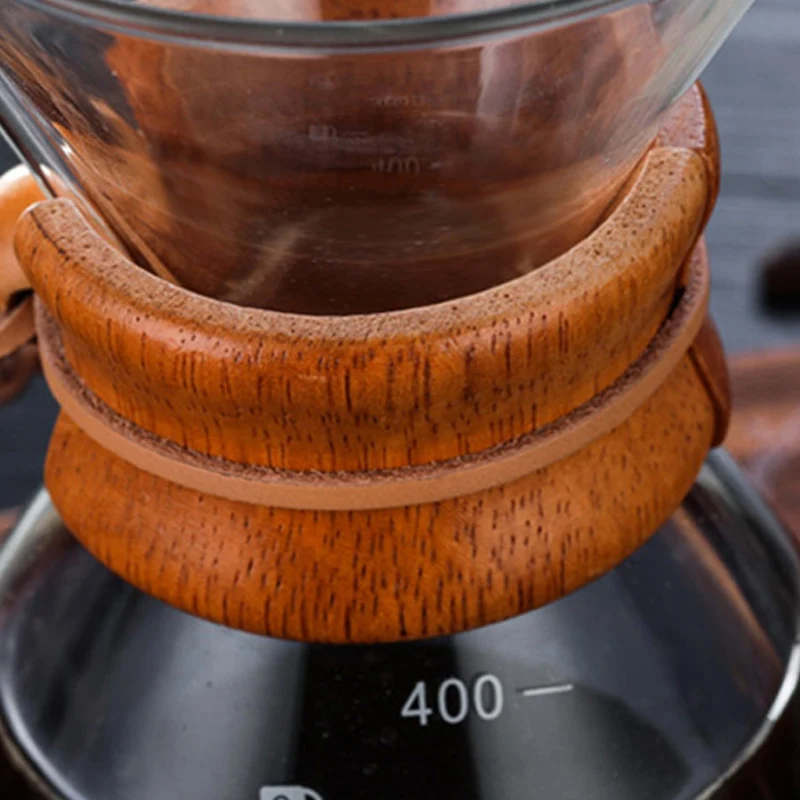 Термостойкий ручной кофейник 400 мл практичная Кофеварка Безбумажная
