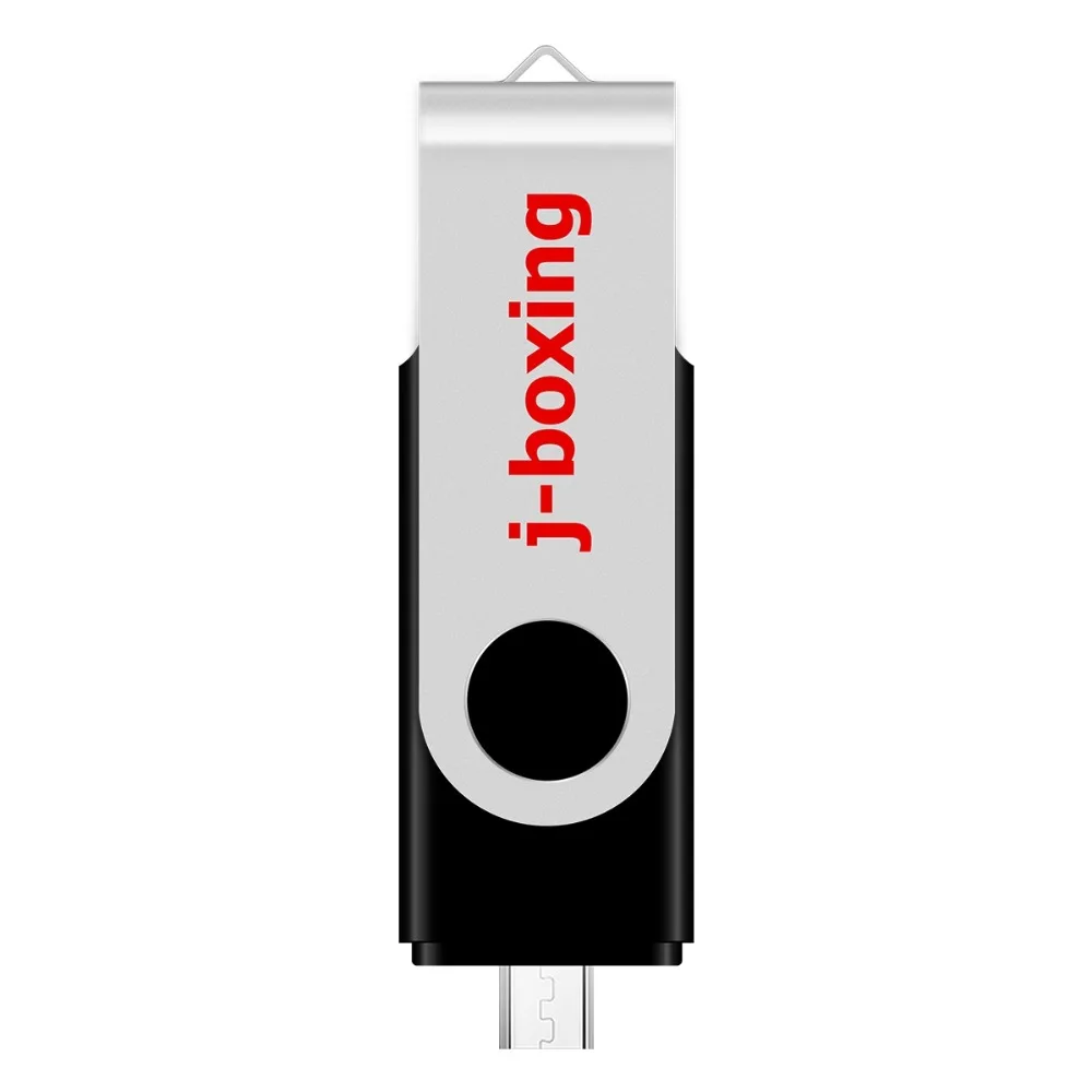 J-boxing черный OTG USB Flash 16 Гб двойной порт флешки 16 Гб Micro USB флеш-накопители карта памяти для Android samsung huawei планшеты