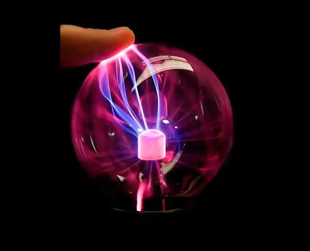 USB плазменный шар Электростатическая сфера свет лампы шар настольное освещение для рождественской вечеринки сенсорные лампы