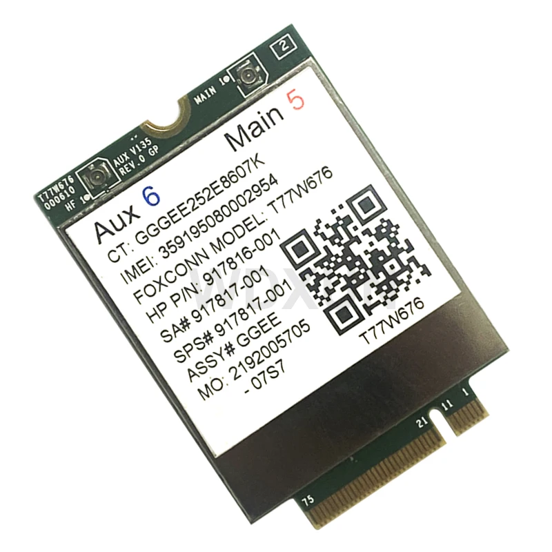 Usb 4g Lte Módulo Lt4220 X12 Lte T77w676 917817100 4g Wwan M.2 450mbps Lte Modem para hp Elite X21013 g3 Elitebook X360 1030 g3 - Imagem 2