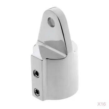 

Pack of 16, Heavy Duty Bimini Top Cap Eye End Fittings for Boats Marine - Corrosion Resistant 316 Stainless Steel
