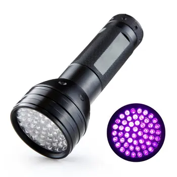 

51LED Violet Flashlight UV Flashlight Price Excellent Fluorescent Detection Lamp Hand Pressure Flashlight Wholesale