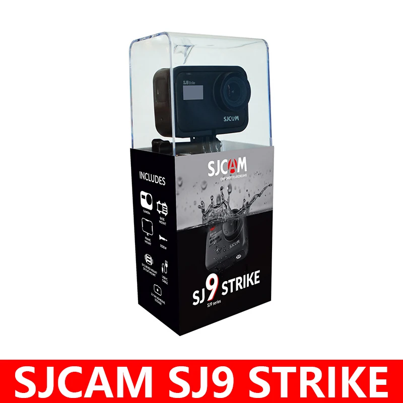 

Original SJCAM SJ9 STRIKE 4K Action Camera Touch Screen Live Streaming Gyro/EIS Stabilization Waterproof Sport DV