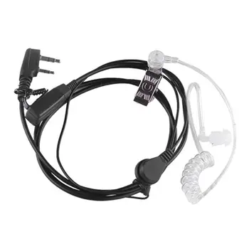 

5pcs Retevis PTT Mic Air Acoustic Tube Earpiece Walkie Talkie Headset For Kenwood Baofeng UV-5R Retevis H777 RT22 RT80 C9003