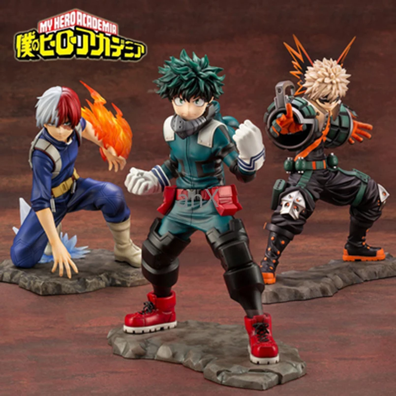17 см Аниме Boku No Hero My Academia фигурка Bakugou Katsuki OCHACO URARAKA Todoroki Shouto модель игрушки|Игровые