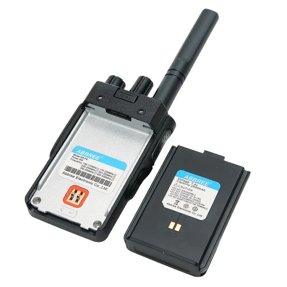 ABBREE AR-F8 несколько полос рация с GPS высокой мощности 8 Вт CTCSS и dcs обнаружения цвета ЖК-дисплей дисплей 999CH ham дальний Пеший Туризм