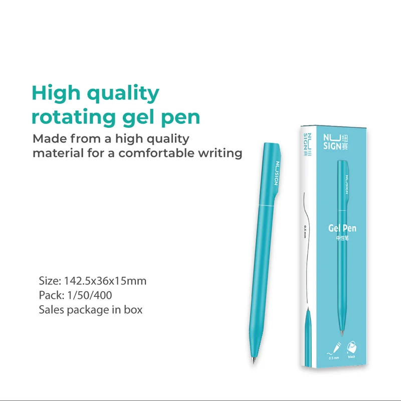 Retractable Gel Pen 0.5mm Fine Point, No Smear & Smudge Black ink Smooth  Writing Silent Pen for Journaling Sketching, Non Bleed