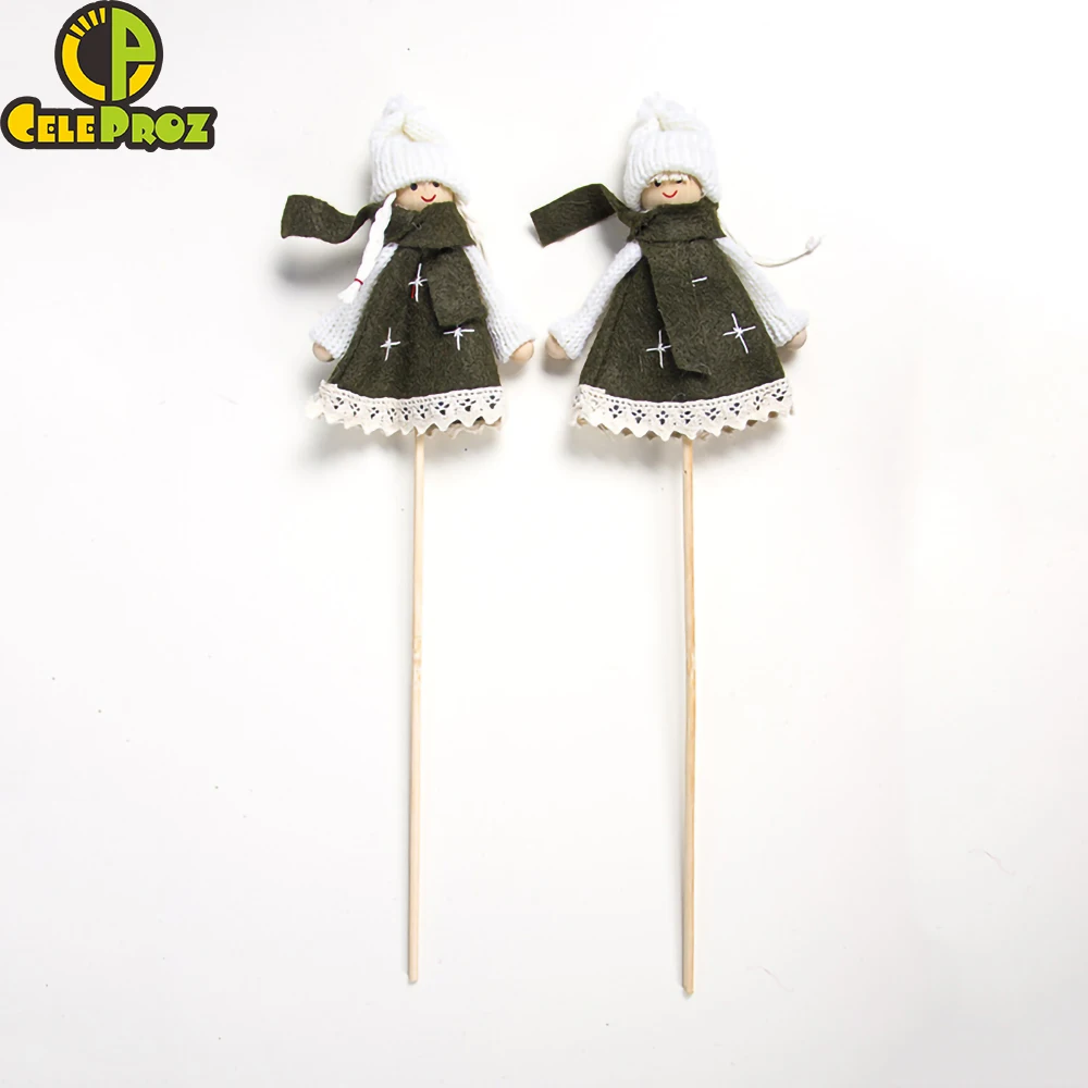 1 шт. Милая Рождественская Кукла эльф ваза в форме дерева украшение