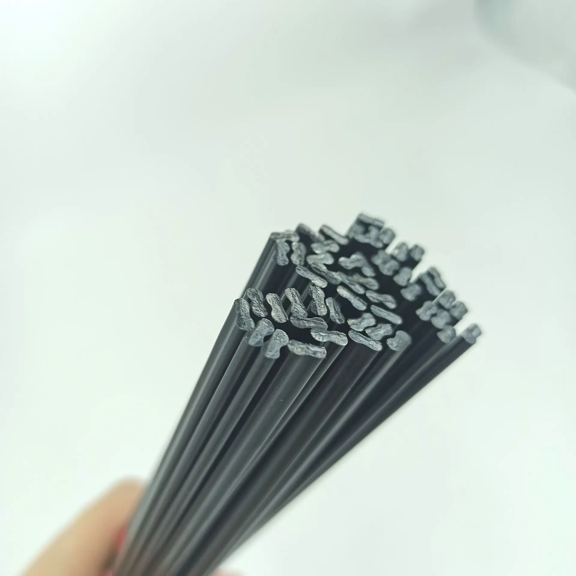 Welding Rods Plastic Welding Rods 5/10/20PCS Plastic welding rods ABS Black/Beige Welding Sticks 5x2mm Plastic Welder gun Bumper Repair Welding Supplies 20CM