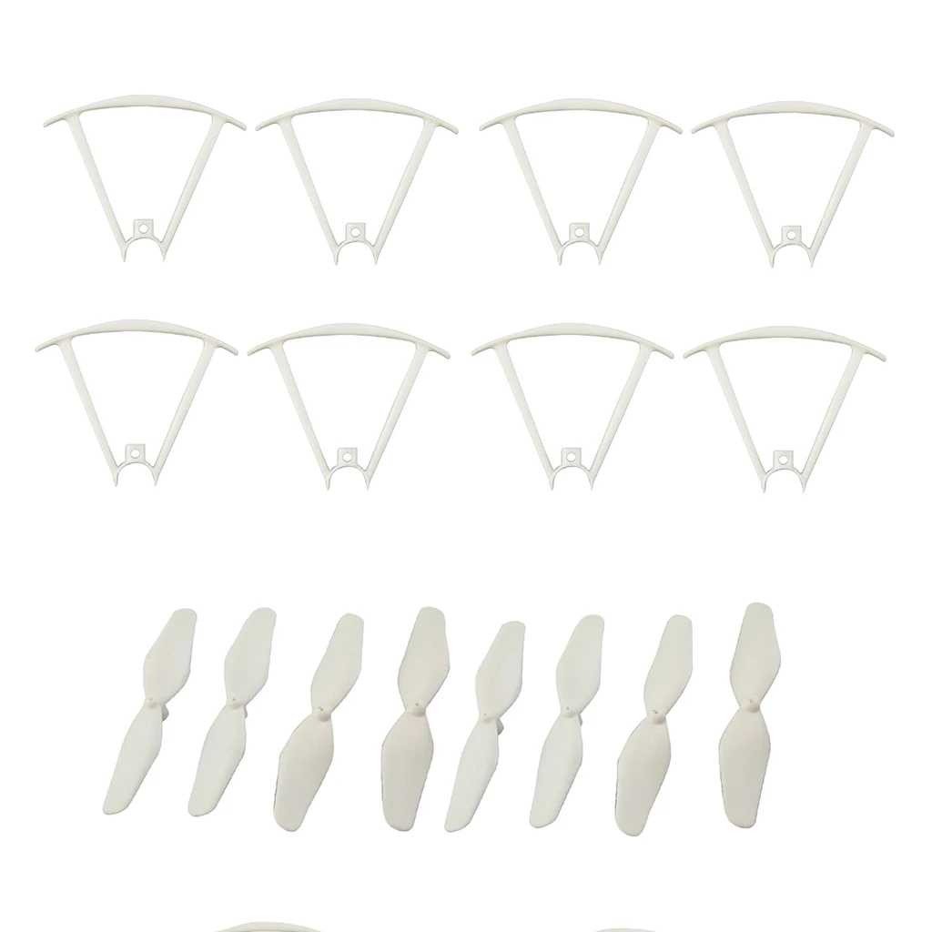 8 Pair Blade Protective Covers + Propellers for SYMA X20 X20W RC Drone Parts