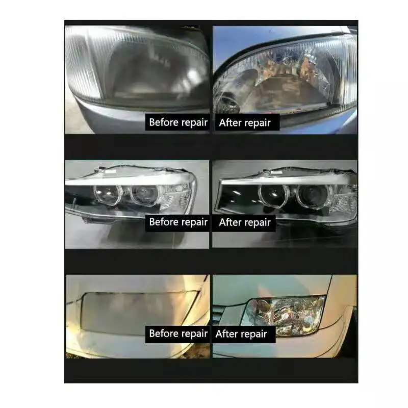 Kit de restauration de polissage de phares de voiture Kit de nettoyage de  polissage de phares polonais phares de voiture 800ML vernis liquide pour  auto - AliExpress