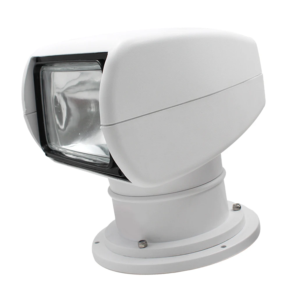 Boat Remote Control Spotlight, 24V 100W Bulb - Marine Searchlight, Truck Car Kits