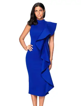 

Lyer 2019 New High quality slinky Space cotton women's party dress