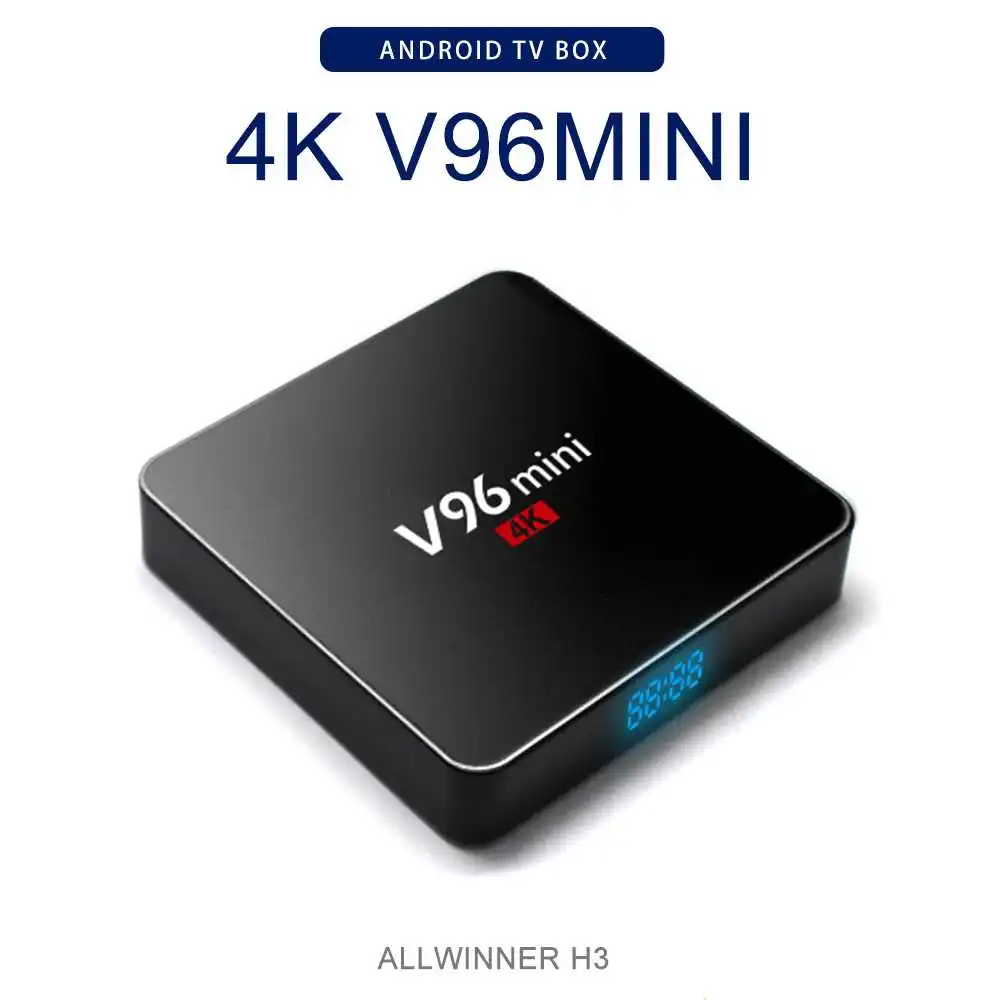 Vmade V96 Мини Android 7,1 OS Allwinner H3 H.265/HEVC поддержка YouTube Bluetooth Google Smart мини медиаплеер ТВ коробка