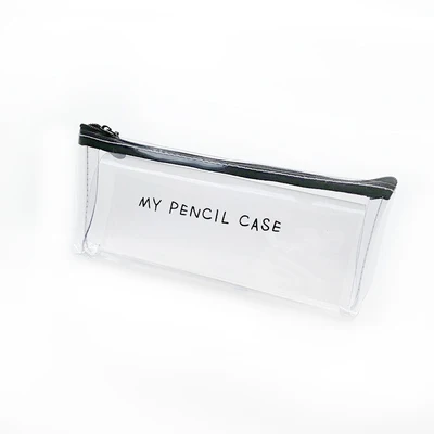 my pencil caseyoue 1 шт. простой и прозрачный чехол для ручки Студенческая Милая офисная сумка для карандашей канцелярская треугольная сумка - Цвет: my pencil caseyoue