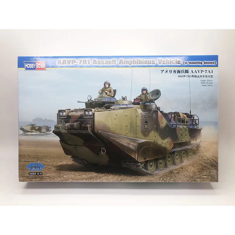

Hobbyboss 1/35 US Marine AAVP-7A1 Assault Amphibious Vehicel Personnel Carriers (APC) Plastic Assemble Model