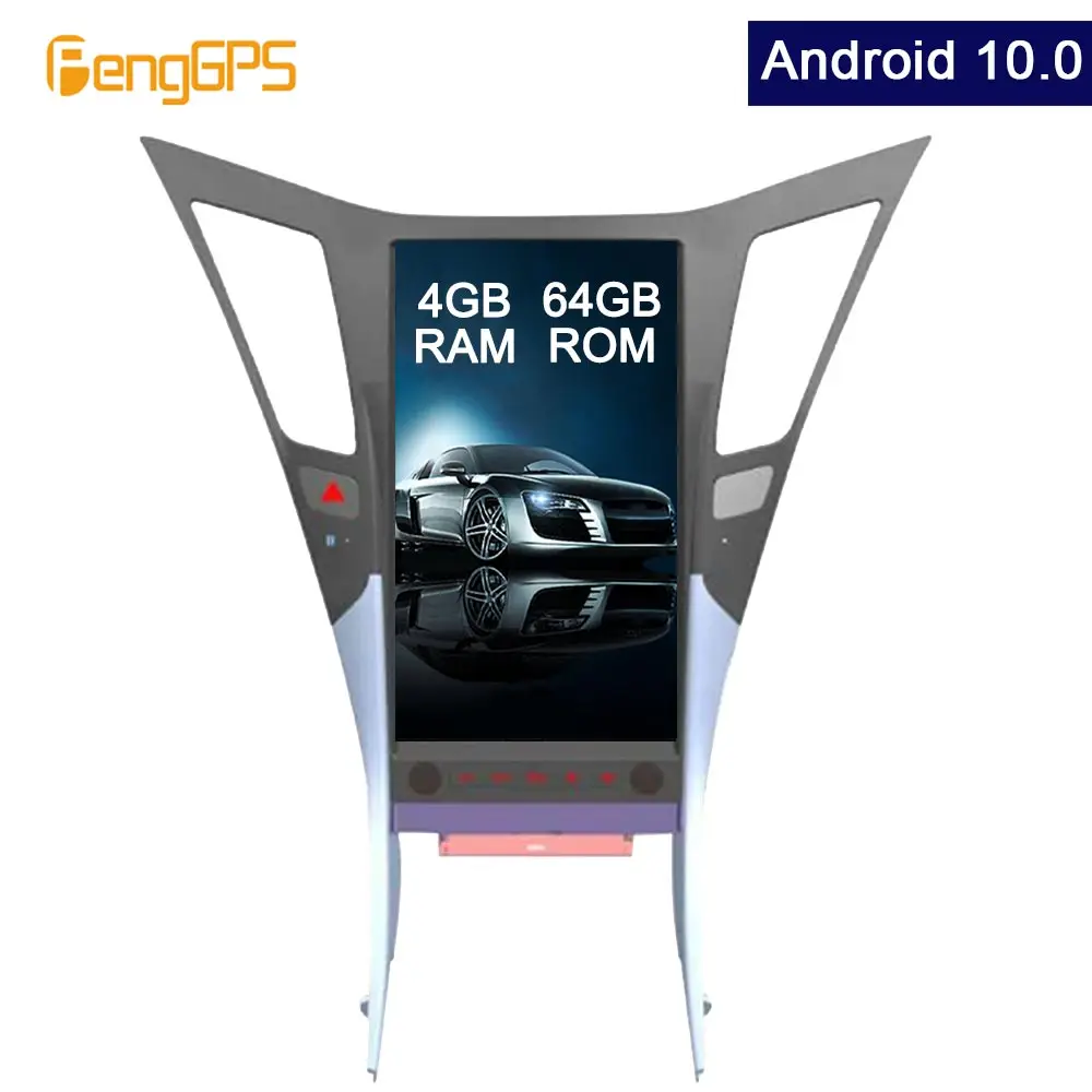 

13.6" Android 10.0 Car DVD Player for Hyundai Sonata 2010-2014 GPS Navi Multimedia Headunit Tesla Style Touchscreen 1920*1080 HD