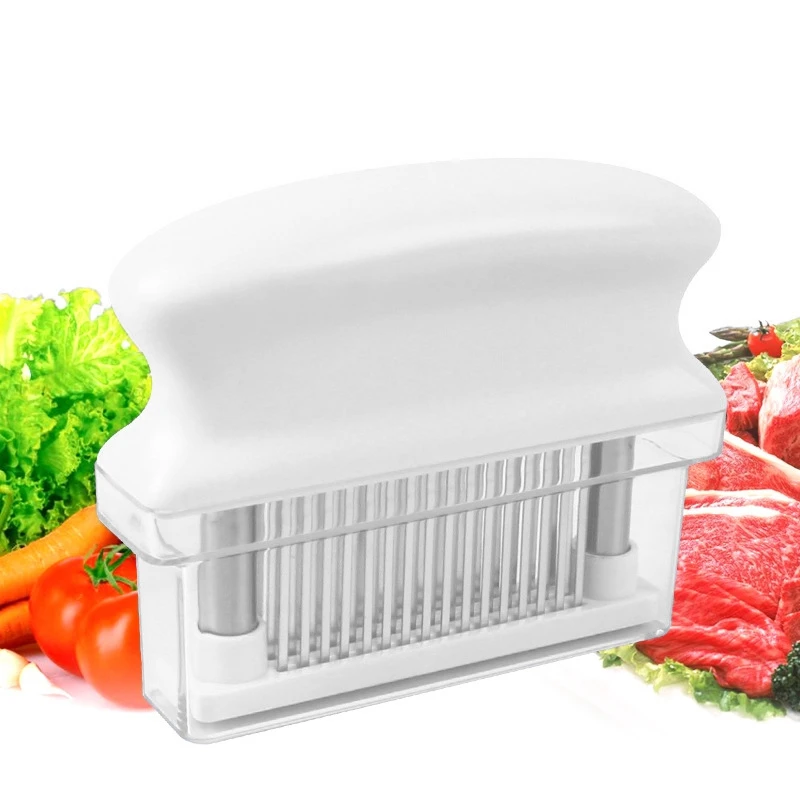 Botique-48Pcs иглы из нержавеющей стали для размягчения мяса кухонные инструменты для приготовления мяса молоток