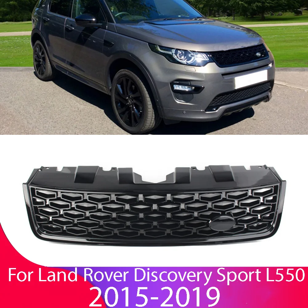New LAND ROVER Front Center Grille Grill Fits Discovery Sport BLACK GREY 